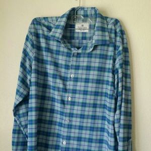 Mizzen + Main Trim Fit long Sleeve blue